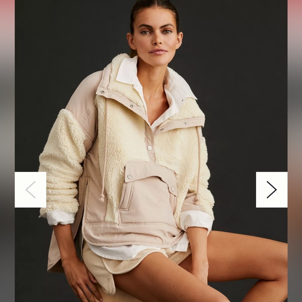 Pullover Sherpa Jacket Daily Practice - image 1